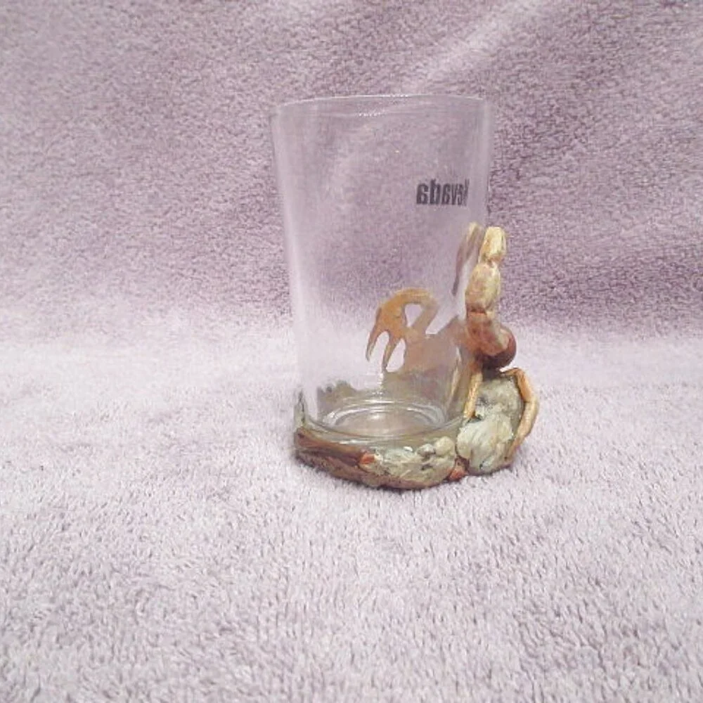 Giant 3D Scorpion Shot Glass Heavy Base Bar Shooter Nevada Western Desert NEW